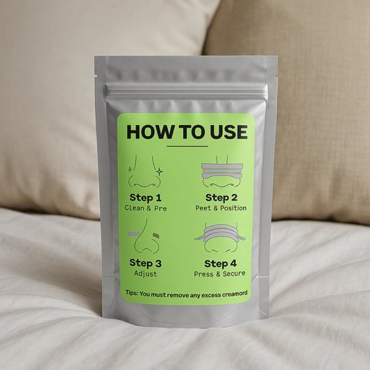 Bande nasale pour réduire les ronflements