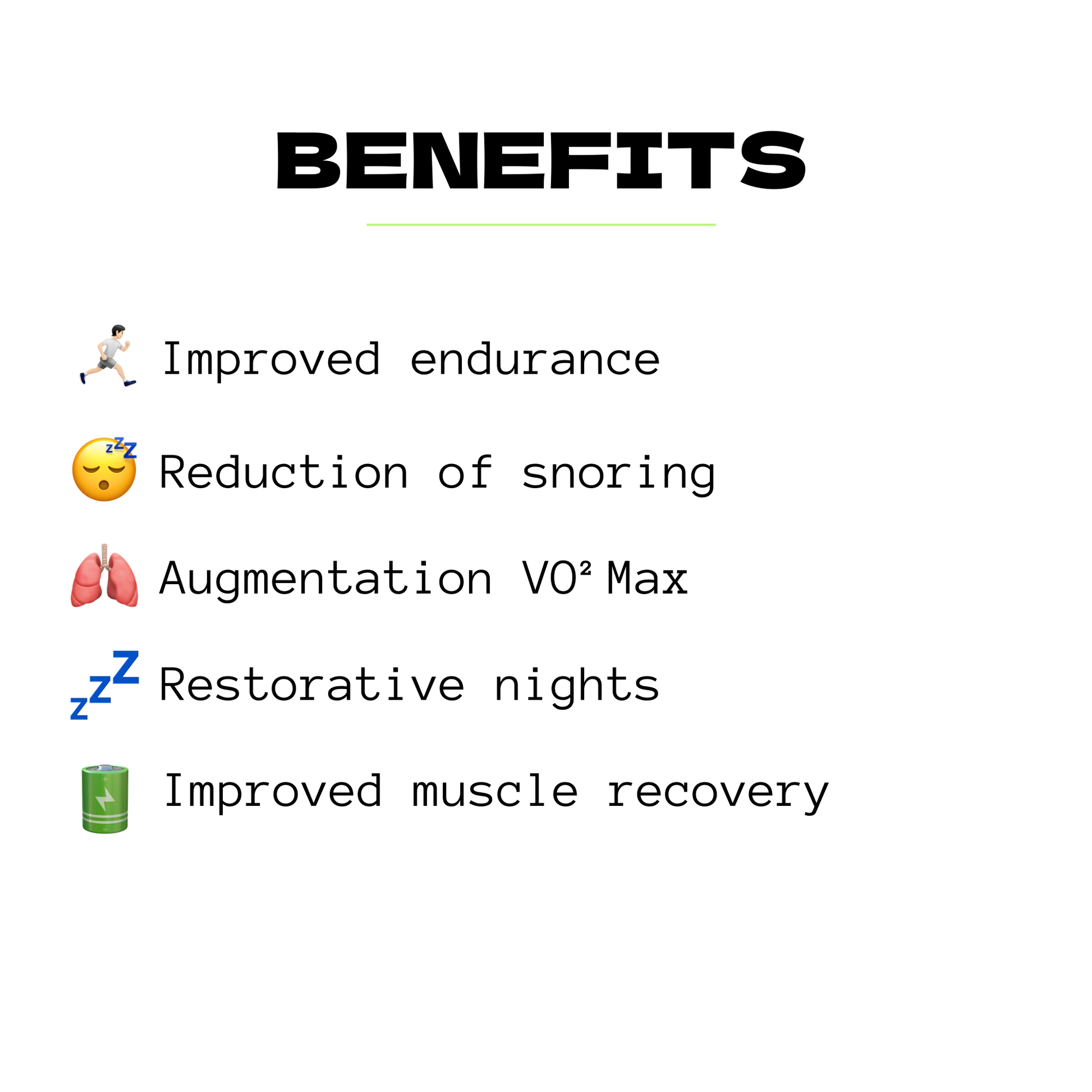 Benefit nasal strips