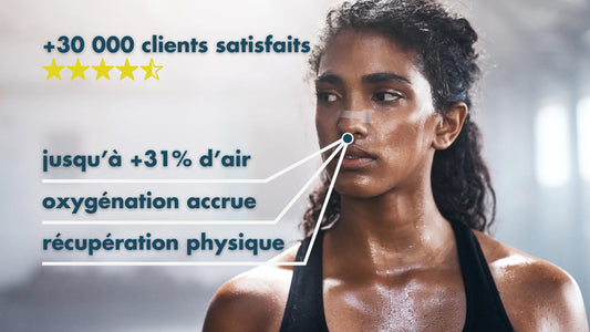 Faire du sport avec des bandes nasales BreatheBetter